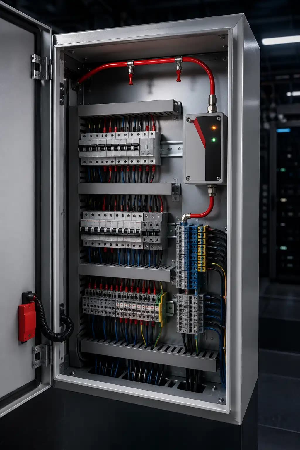 Prevention, detection and suppression in electrical panels