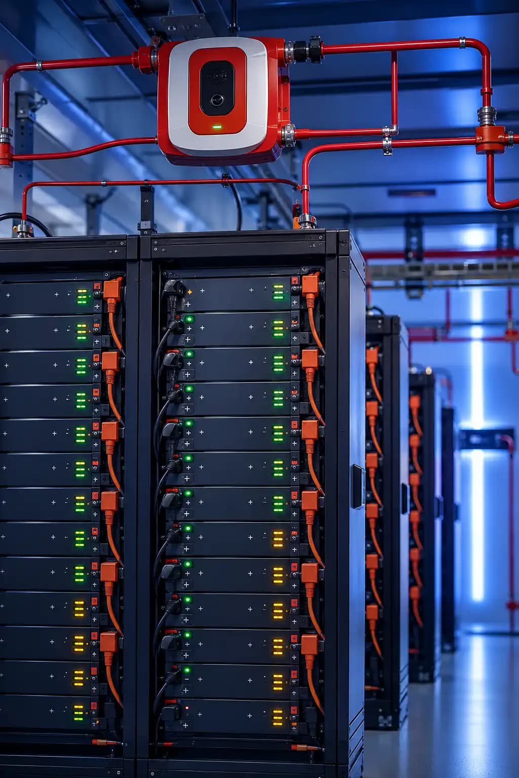 Fire prevention, detection and suppression in server rooms
